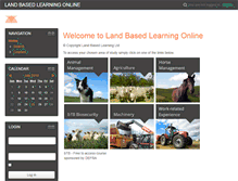 Tablet Screenshot of landbasedlearningltd.com